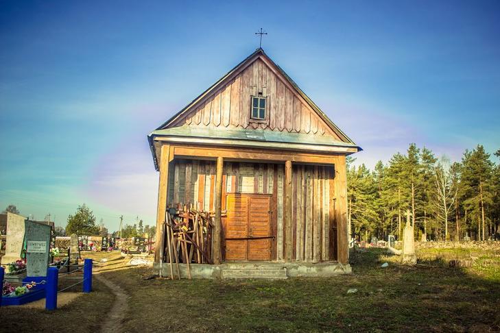 Кладбище католическое: часовня