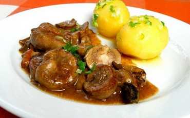 Почки с овощами