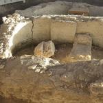 Храм на городище (Туров), октябрь 2011