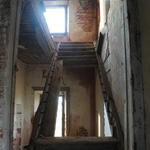 Усадьба Обуховичей: флигель (Великая Липа), ноябрь 2013