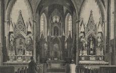 Костел Троицкий (св. Роха) (Минск), интерьер 1868 г.