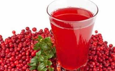 Кисель клюквенный