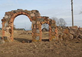 Костел св. Роха: брама и ограда (Полочаны)