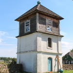 Церковь Успенская: колокольня (Плебань), август 2013