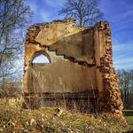 Усадьба Плевако: усадебный дом (Ивенец), февраль 2016