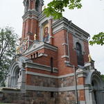 Часовня-усыпальница Святополк-Мирских (Мир), май 2014