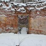 Усадьба Ленских: часовня-усыпальница (Сула), январь 2015