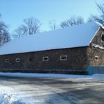 Усадьба Чапских: амбар (Станьково), февраль 2012